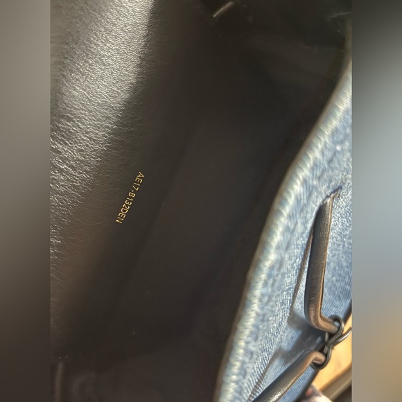 authentic 3.1 Phillip Lim Bucket Soleil Mini Drawstring Denim Cross Body Bag - Picture 9 of 10